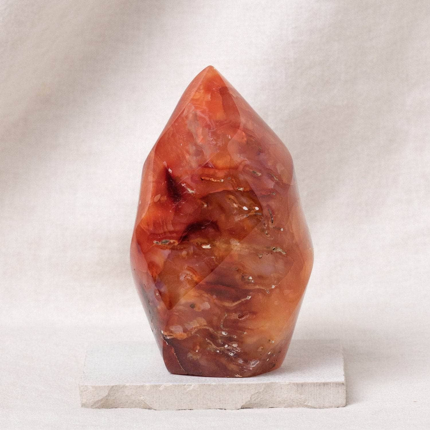 Carnelian Flame Crystal - 1 of a Kind