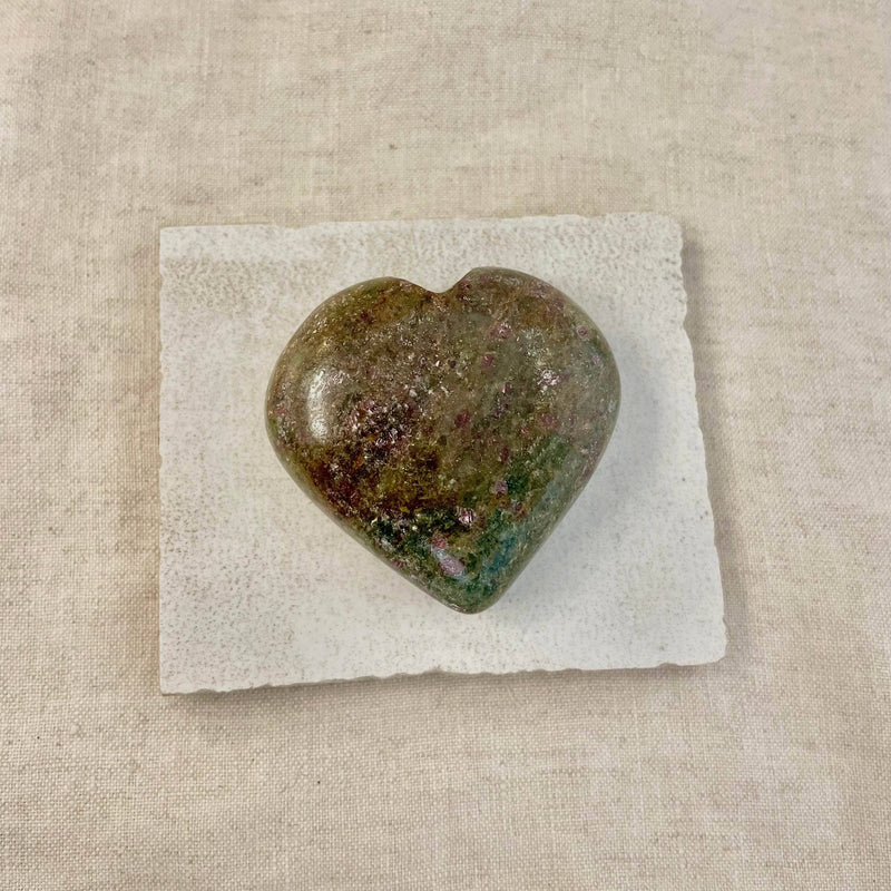 Ruby-Kyanite Heart
