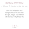 Rainbow Moonstone Gold Bracelet