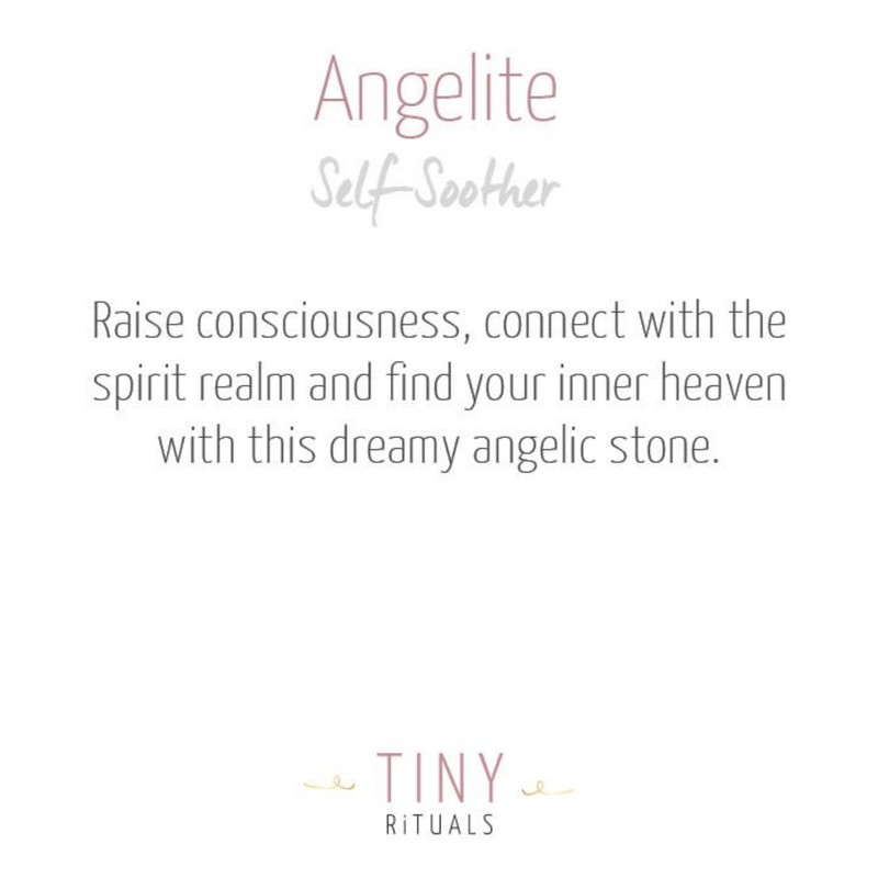 Angelite Worry Stone
