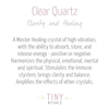 Clear Quartz  Angel