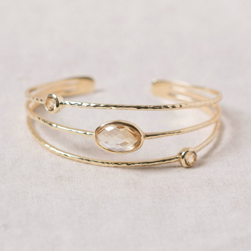 Citrine Gold Bracelet