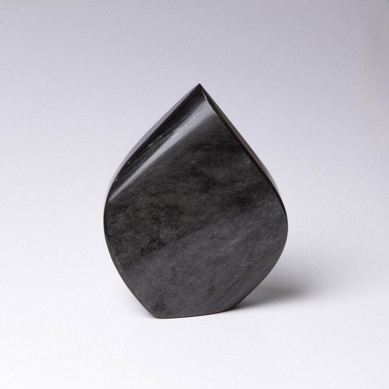 Silver Obsidian Freeform Flame Crystal