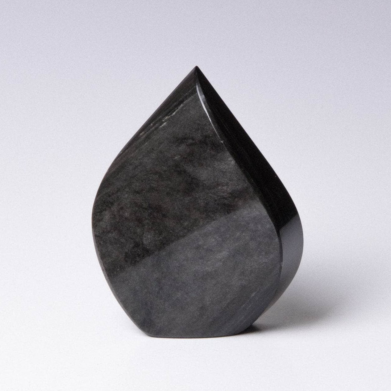 Silver Obsidian Freeform Flame Crystal