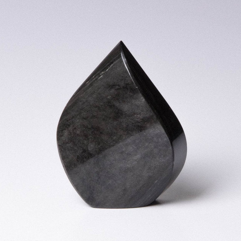 Silver Obsidian Freeform Flame Crystal