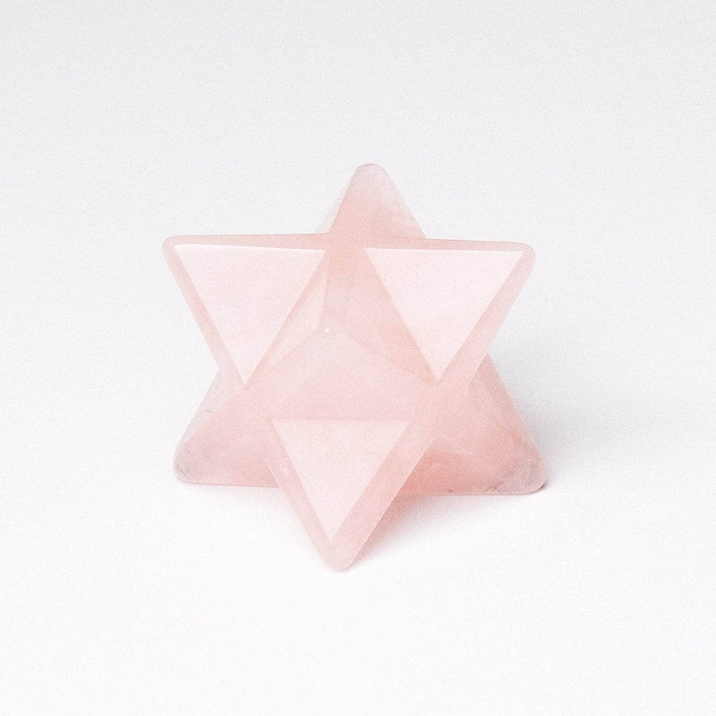 Rose Quartz Merkaba