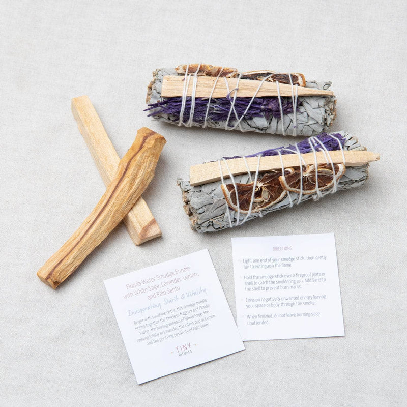 Florida Water Smudge-White Sage/Lavender/Lemon/Palo Santo swatch