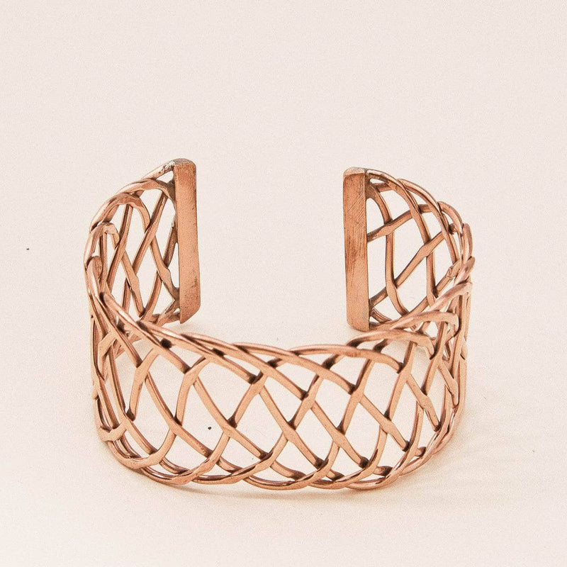 Copper Coil Cuff