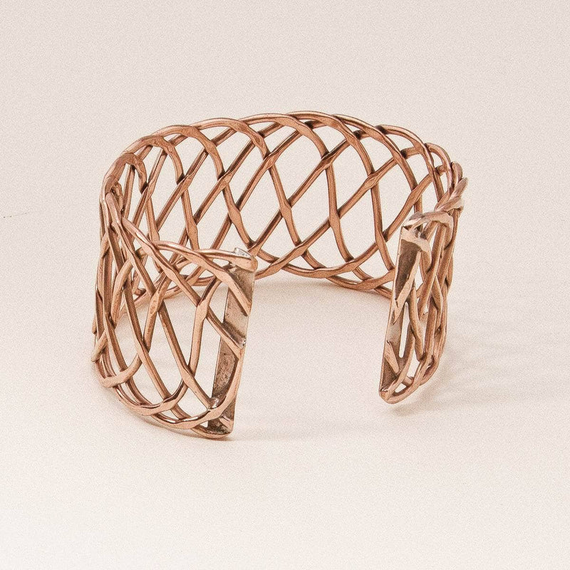 Copper Coil Cuff