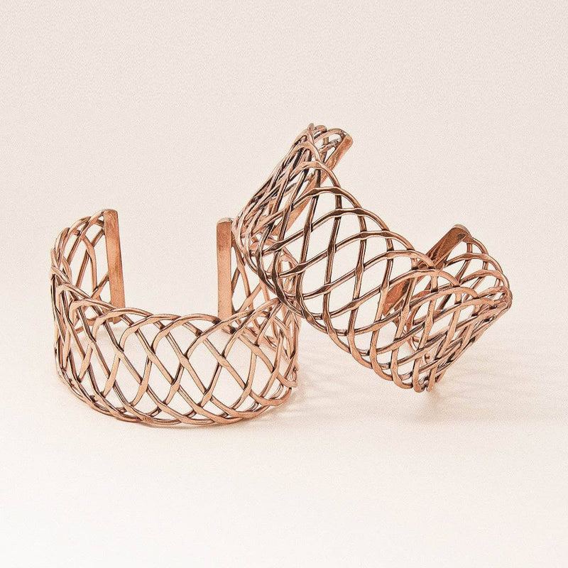 Copper Coil Cuff