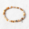 Natural Coral Jade Chrysanthemum Energy Bracelet