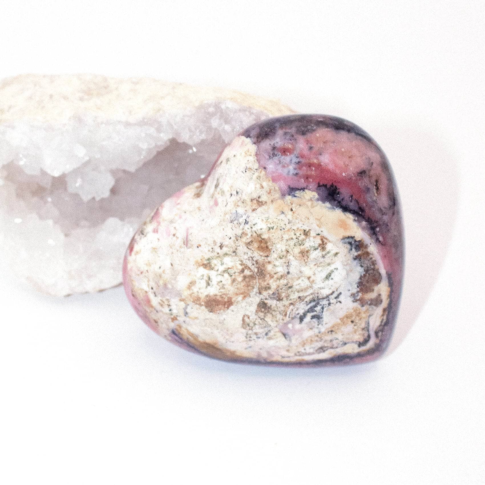 Rare Strawberry Opal Hearts - AAA Premium Quality