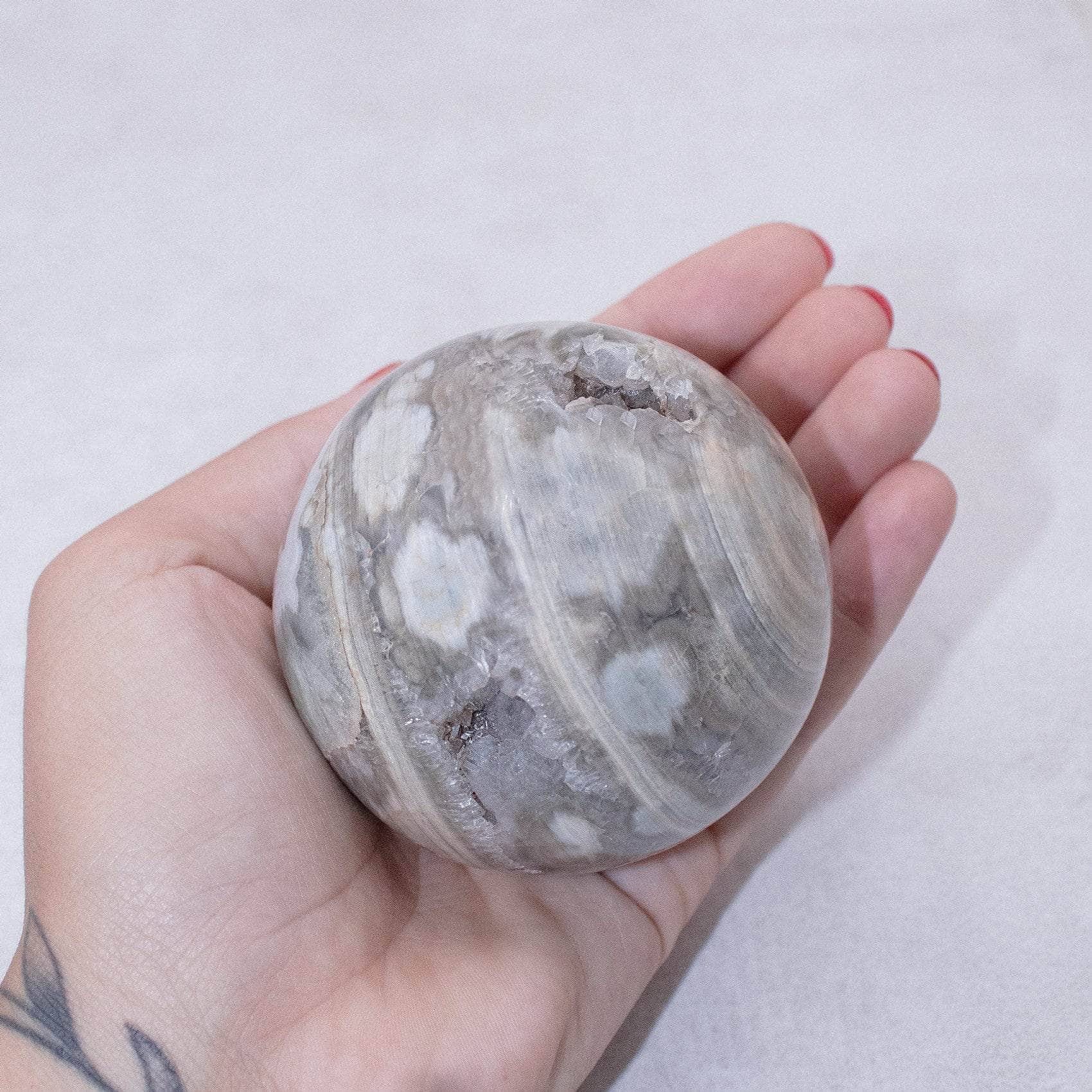 Natural Ocean Jasper Sphere - AAA Premium Quality