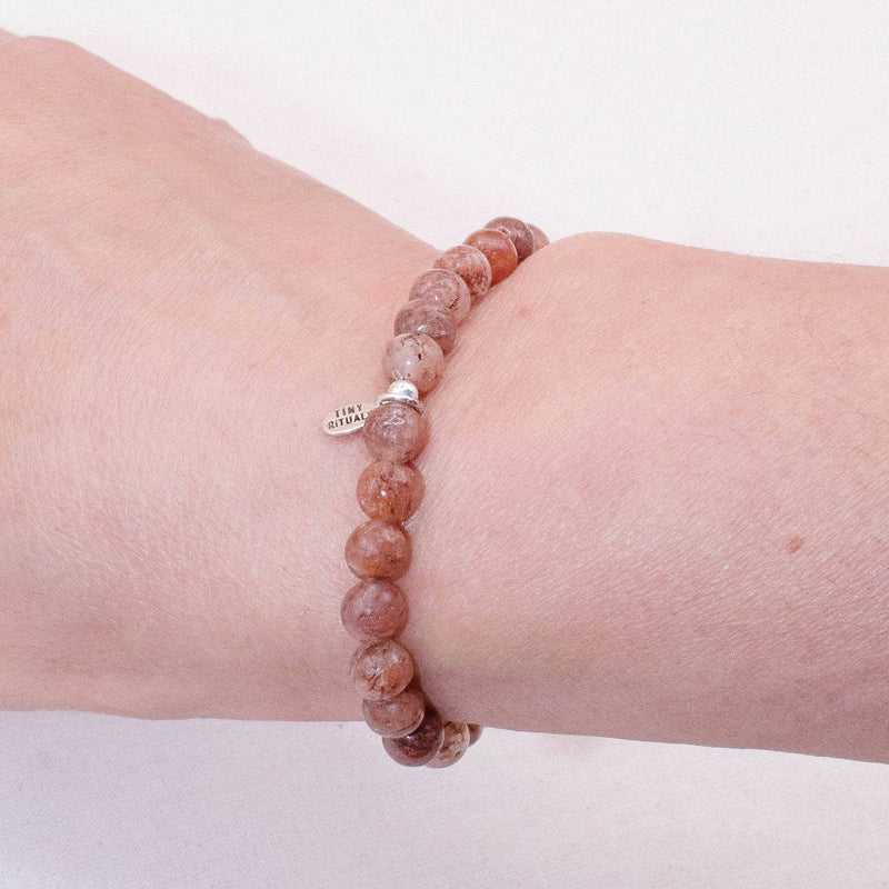 African Red Ghost Energy Bracelet - 6mm