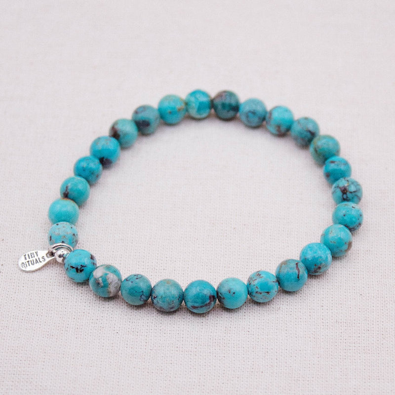 Rare Genuine Turquoise Energy Bracelet - 6mm