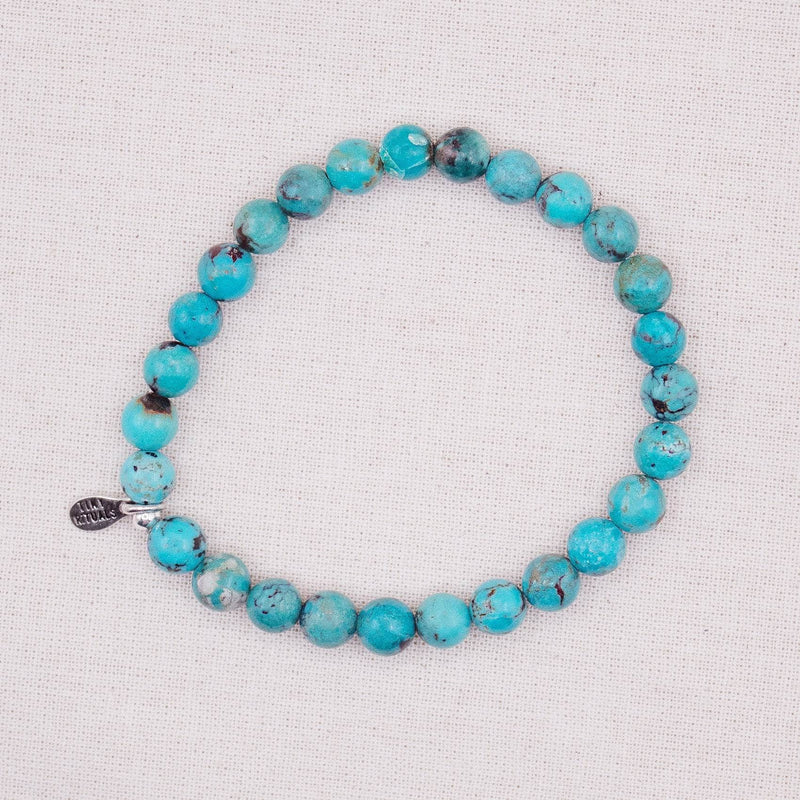 Rare Genuine Turquoise Energy Bracelet - 6mm