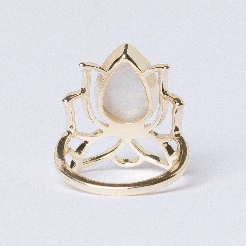 Rainbow Moonstone/Gold swatch