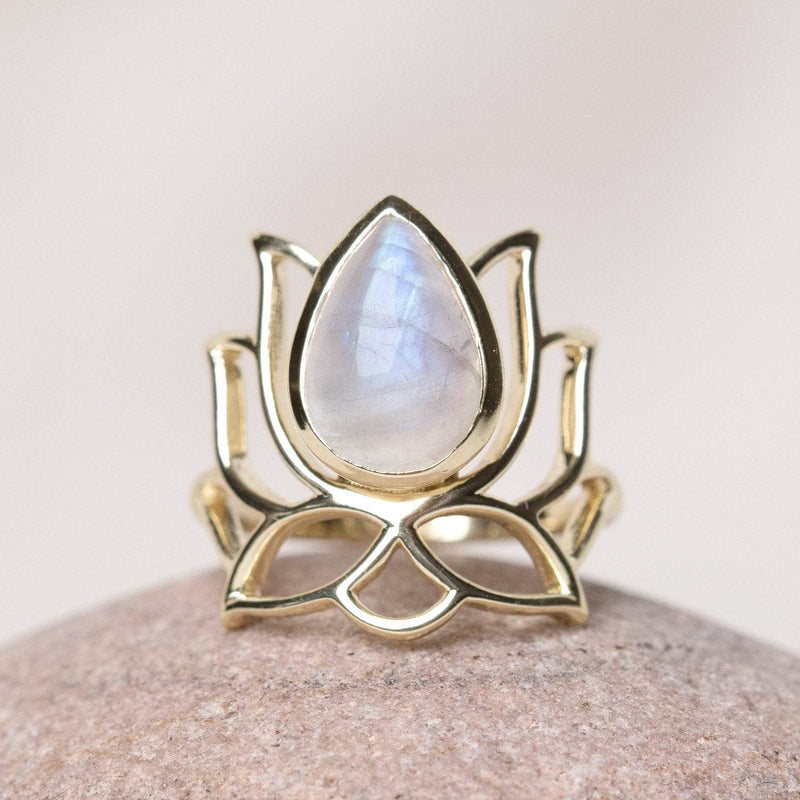 Rainbow Moonstone/Gold swatch