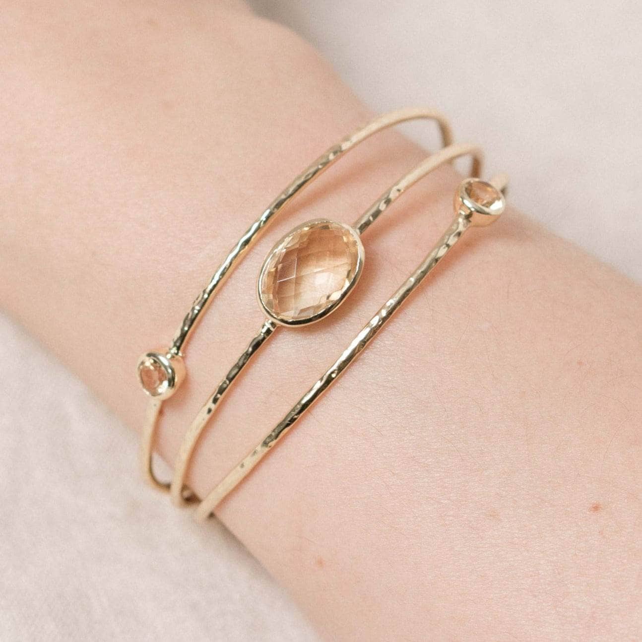 Citrine Gold Bracelet