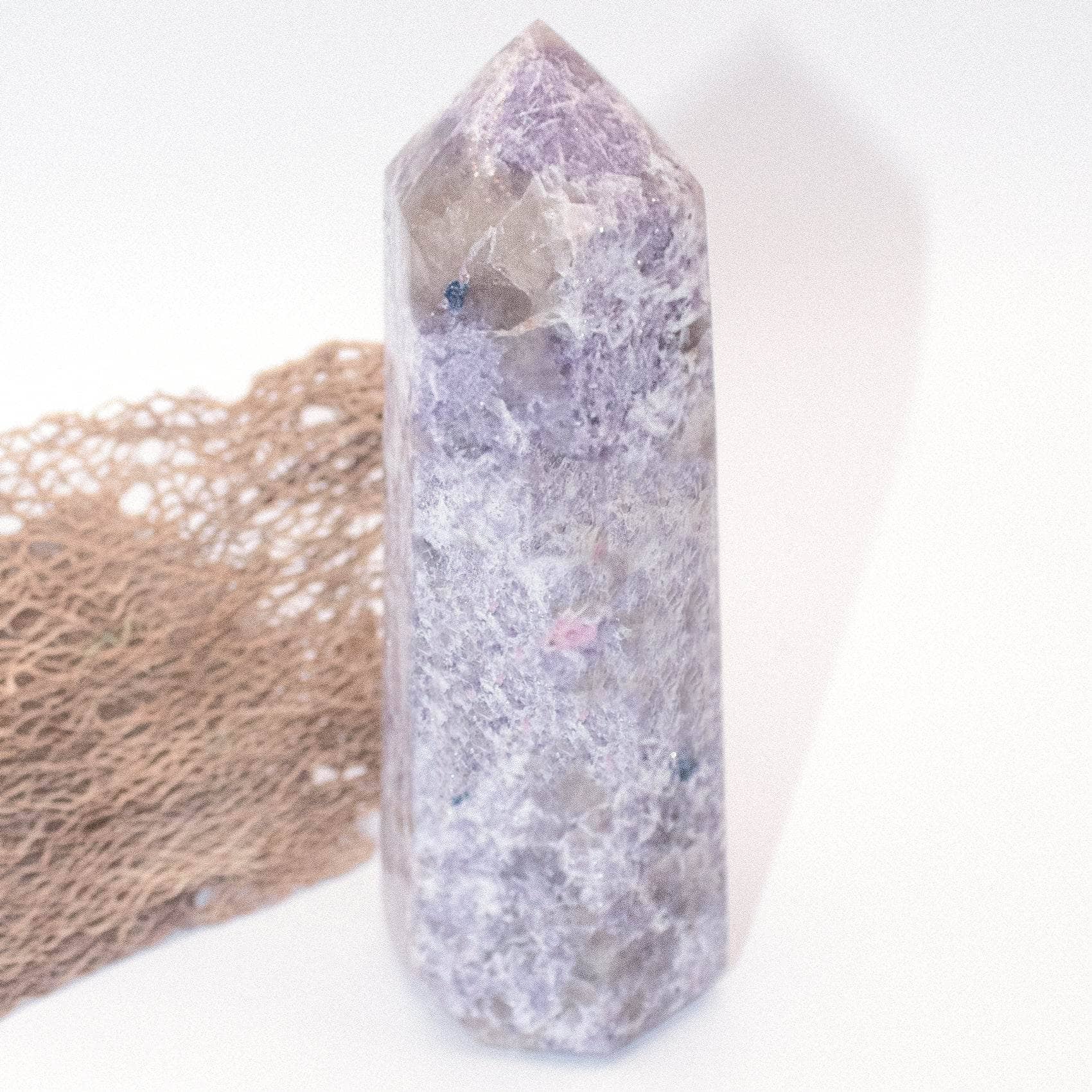 Lepidolite Obelisk - AAA Premium Quality