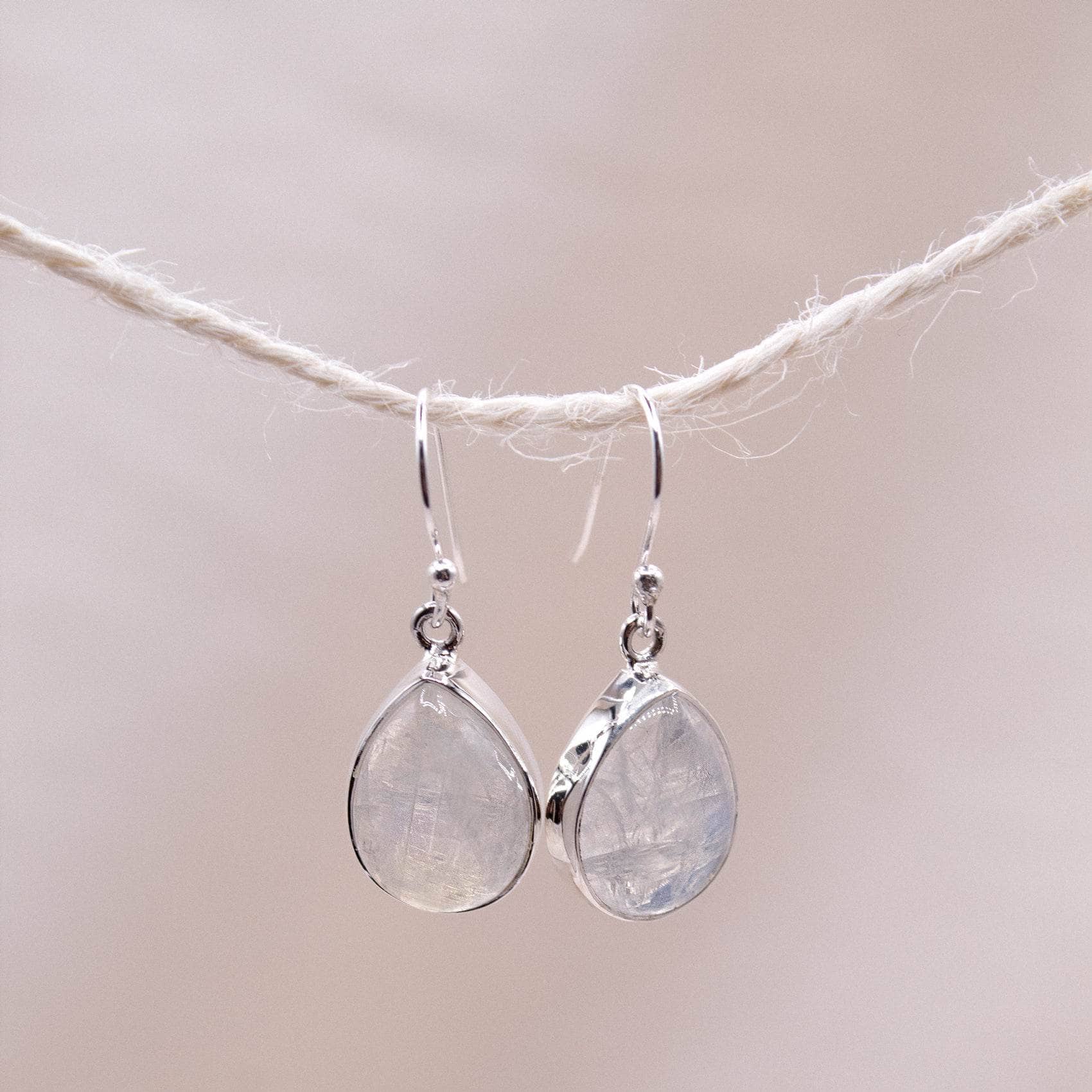 Moonstone Teardrop Earring