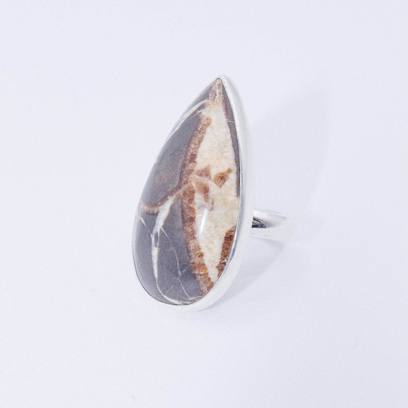 Rare Septarian Rhyolite Adjustable Ring