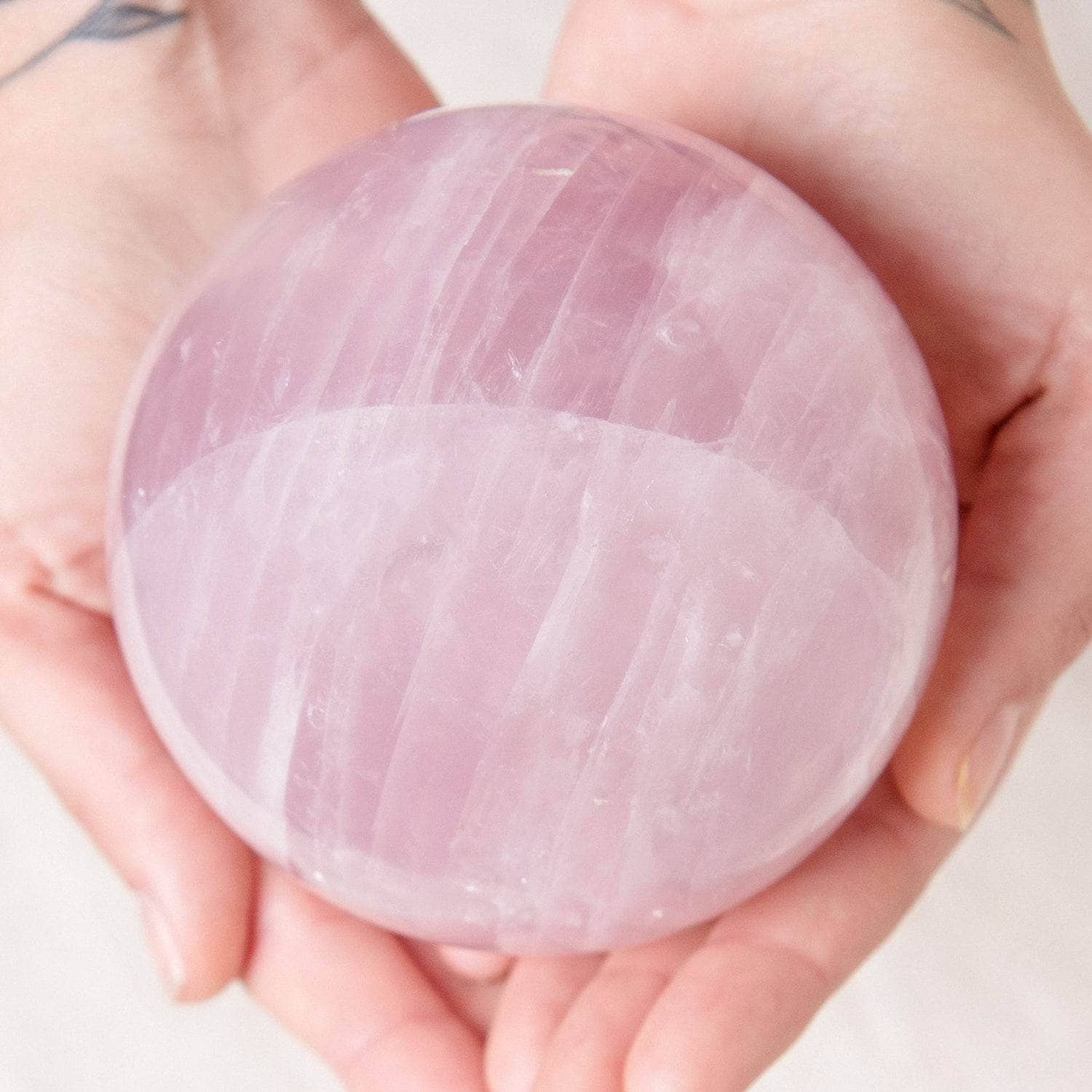 Rose Quartz Sphere - Large - AAA Premium Quality - 1 of a Kind