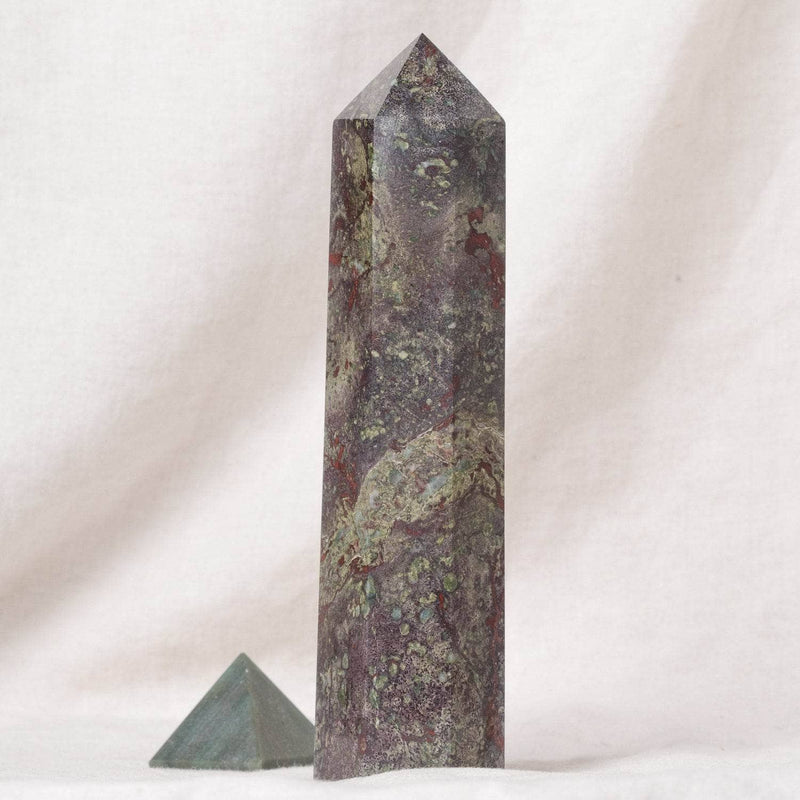 Dragon Bloodstone Obelisk - AAA Premium Quality
