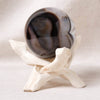 Black Stripe Agate Sphere with Tripod - AAA Premium Quality
