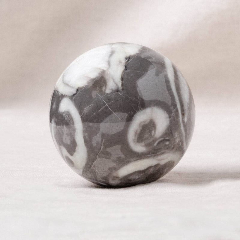 Shell Fossil Sphere with Tripod - AAA Premium Quality