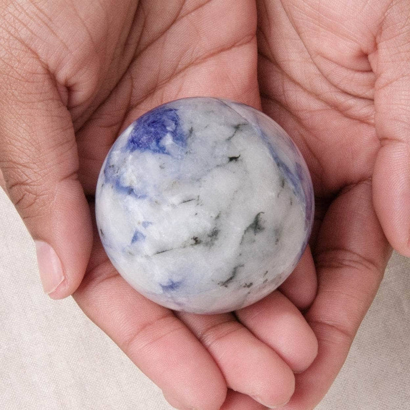 Rare Kyanite Sphere with Tripod - AAA Premium Quality