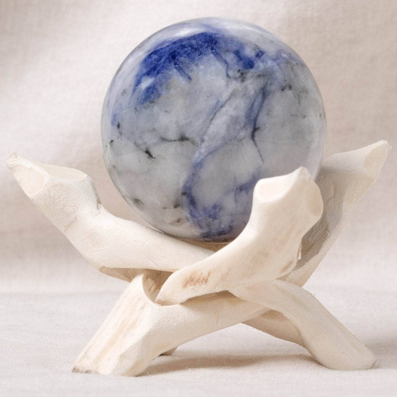 Rare Kyanite Sphere with Tripod - AAA Premium Quality
