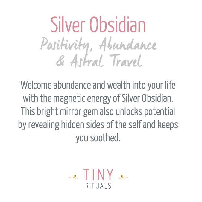 Silver Obsidian Pyramid