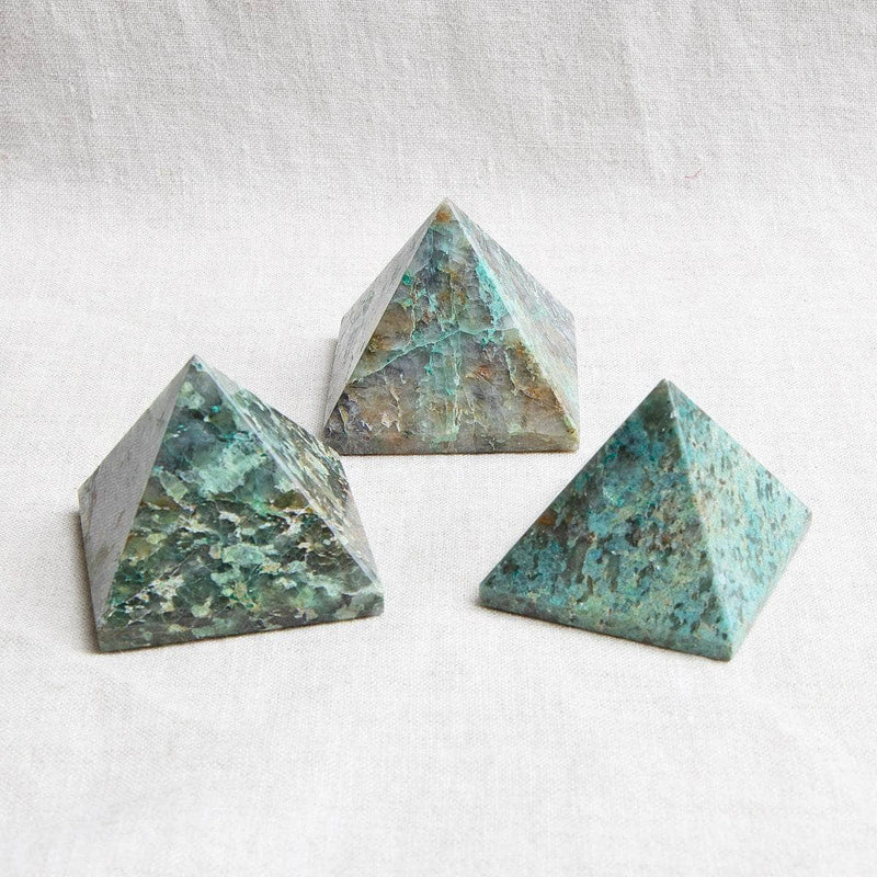 Chrysocolla Pyramid