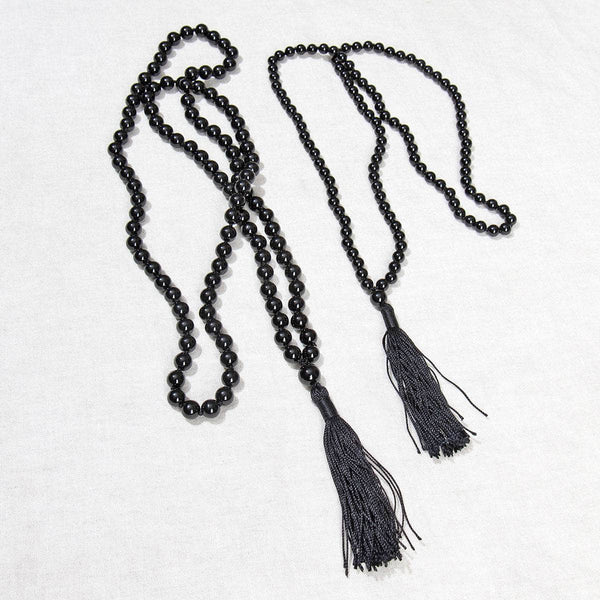 Hematite Mala - 8mm & 6mm - Genuine Crystal! // Tiny Rituals