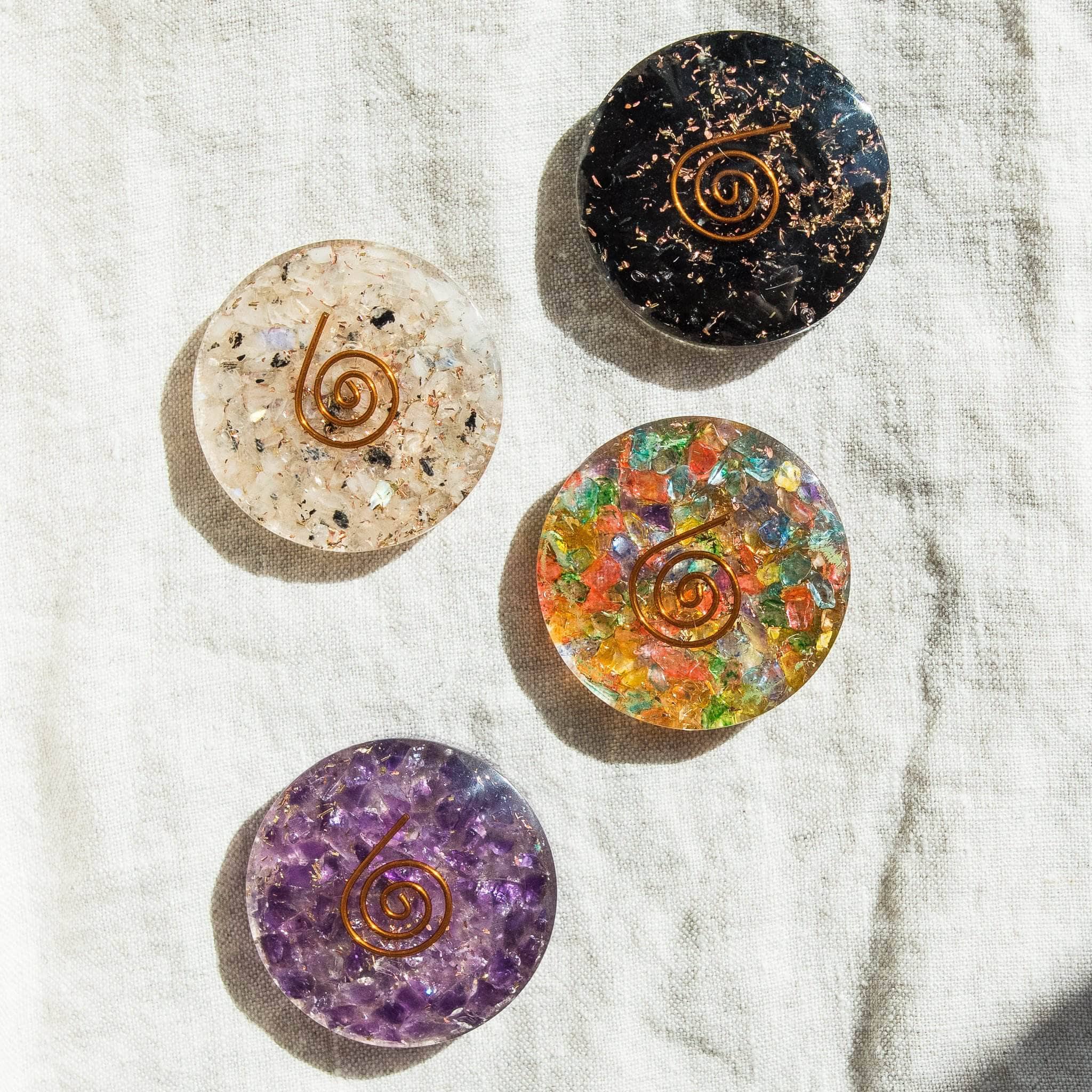 Gemstone Orgone Disc
