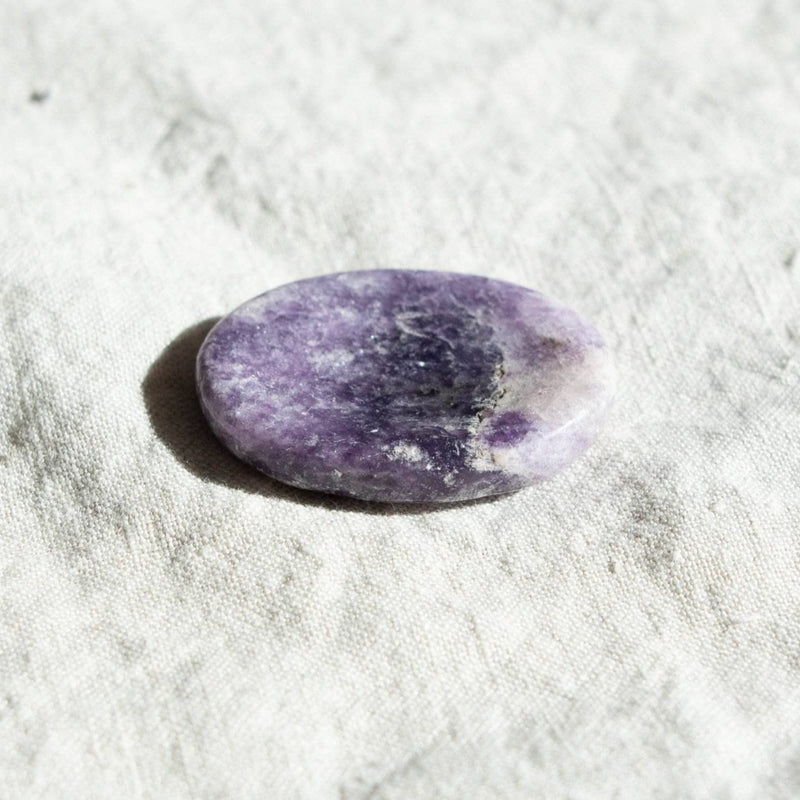Lepidolite Worry Stone