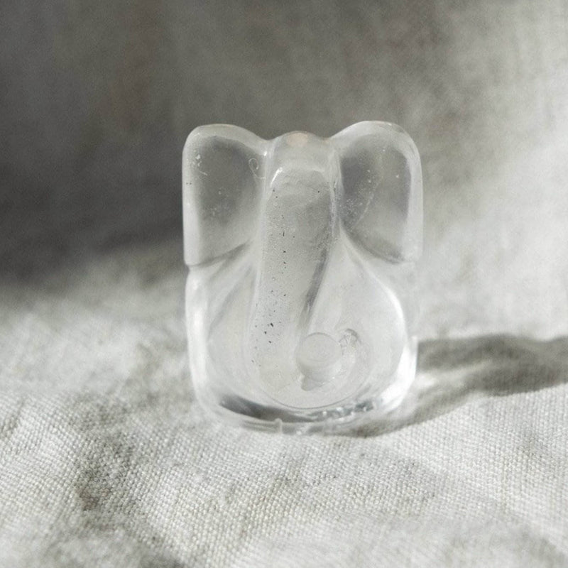 Clear Quartz Ganesh