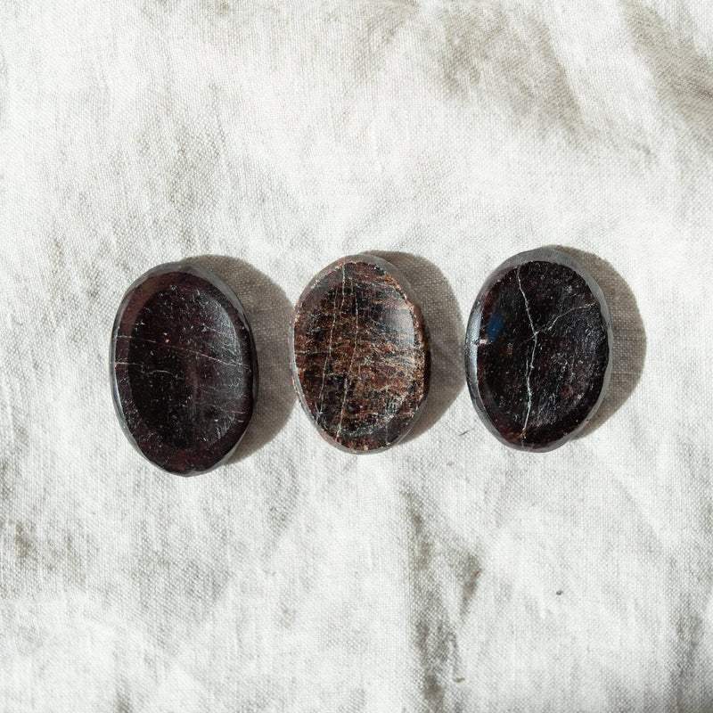 Garnet Worry Stone