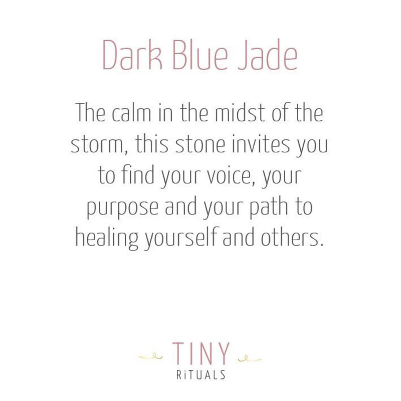 Dark Blue Jade Energy Bracelet