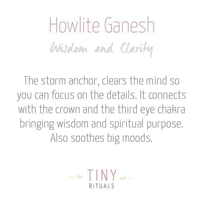 Howlite Ganesh