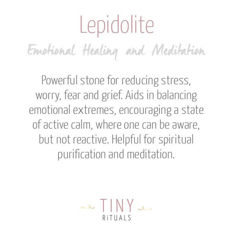 Lepidolite Energy Bracelet