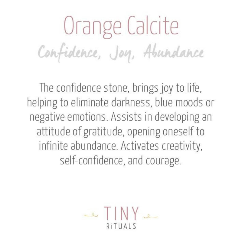 Orange Calcite Energy Bracelet