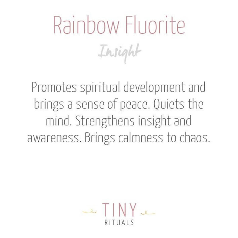 Rainbow Fluorite Stone Set