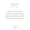 Rhyolite Energy Bracelet