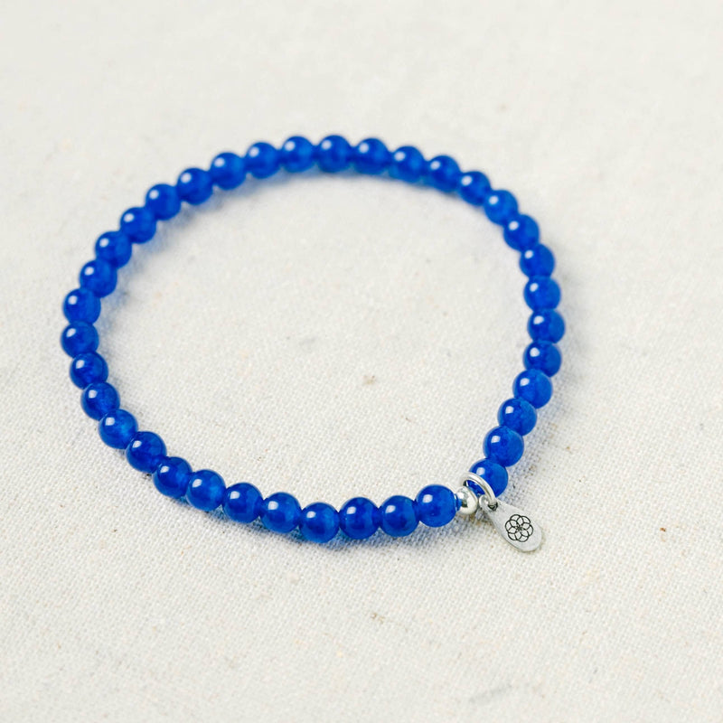 Dark Blue Jade Energy Bracelet