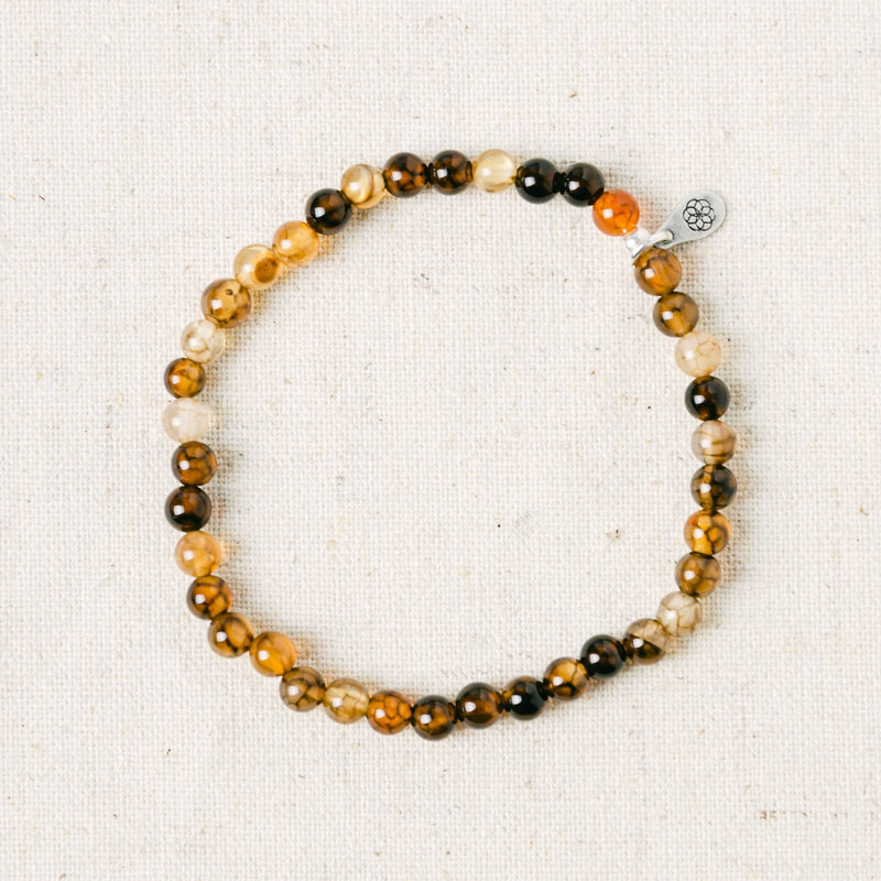 Dragon Vein Agate Energy Bracelet
