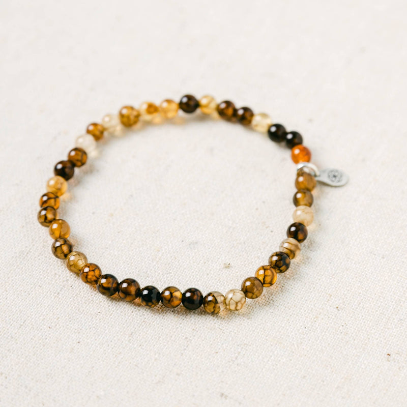 Dragon Vein Agate Energy Bracelet