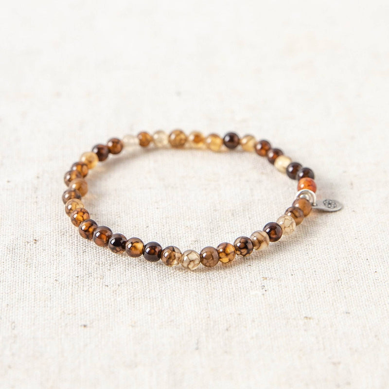 Dragon Vein Agate Energy Bracelet