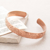 Fair Trade Astamangala Copper Healing Bangle